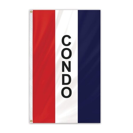 Condo Message Flag 3'x5' Vertical Flag